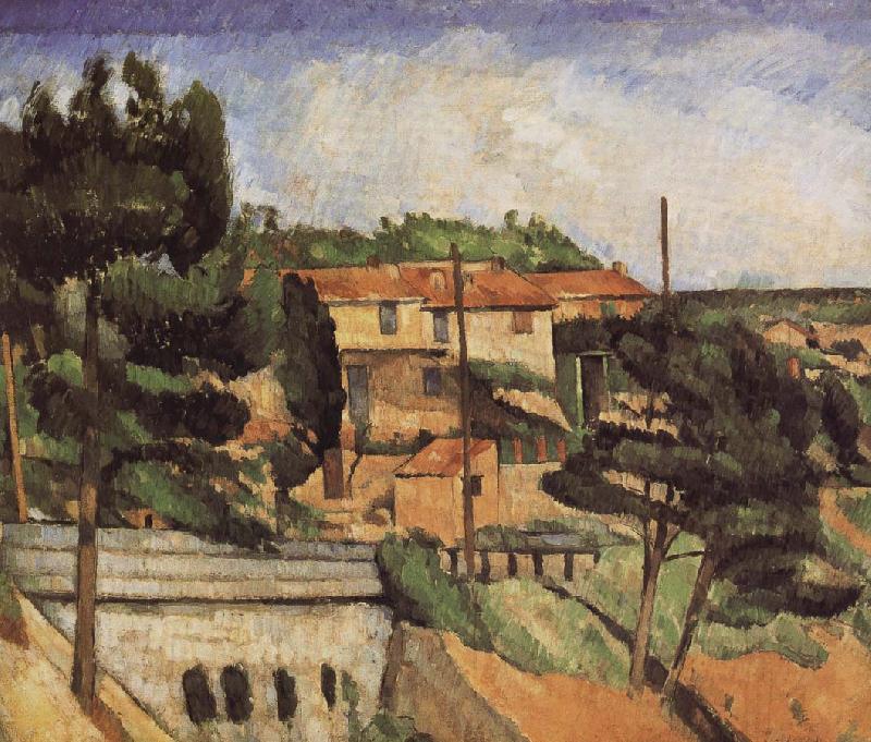 Paul Cezanne Railway Bridge